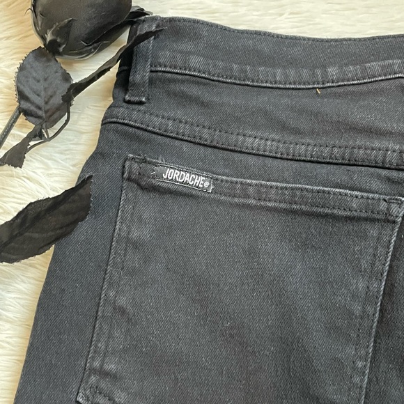 Y2k Jordache black denim Bermuda shorts - Picture 3 of 9